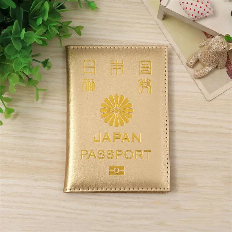 Gold Модная японская дорожная Обложка для паспорта, защитная деловая Обложка для паспорта, кошелек, чехол для документов, Orgainzer, для Израиля - Цвет: Gold