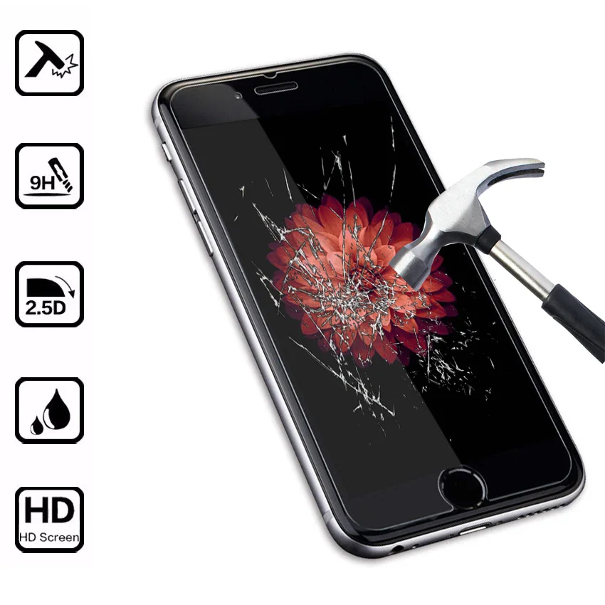 2.5D 9H Защитная пленка для экрана из закаленного стекла для Elephone A6 Mini S8 P8 A5 lite A4 P8000 Защитная стеклянная пленка 5,71 дюймов