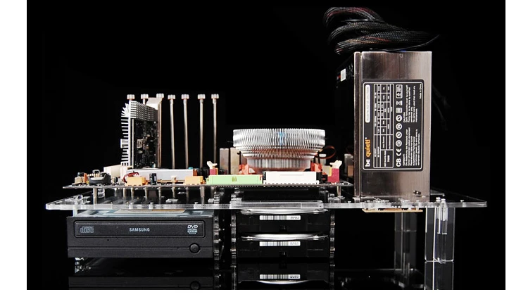 DIY PC тестовая скамейка открытая рамка чехол для компьютера ITX ATX MATX материнская плата разгон водяное охлаждение USB2.0 PCI видеокарта
