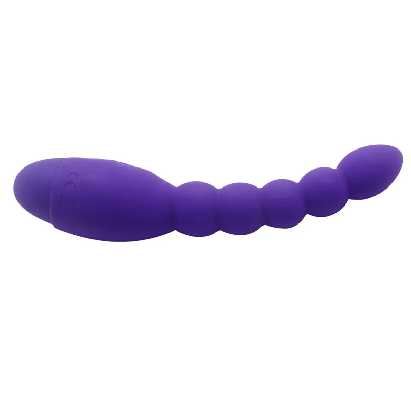 New silicone 10 Speed powerful probe Bendable G Spot flexible Vibrator anal butt plug beads Dildo Vibration Sex Toys men Women | Красота и