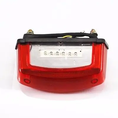Красный светодиодный стоп-сигнал для Honda Kawasaki Suzuki Ducati Yamaha ATV YFZ WR XT TTR TW YZ TT Quads Dual Sport