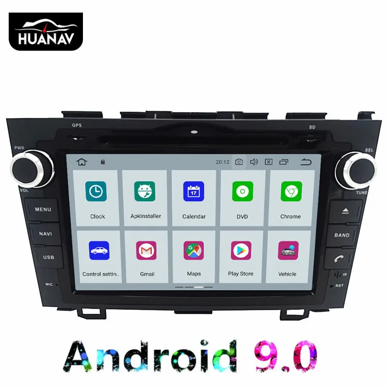 Android 9 0 автомобильный CD DVD плеер GPS навигация для Honda CRV CR-V 2006-2011 головное устройство