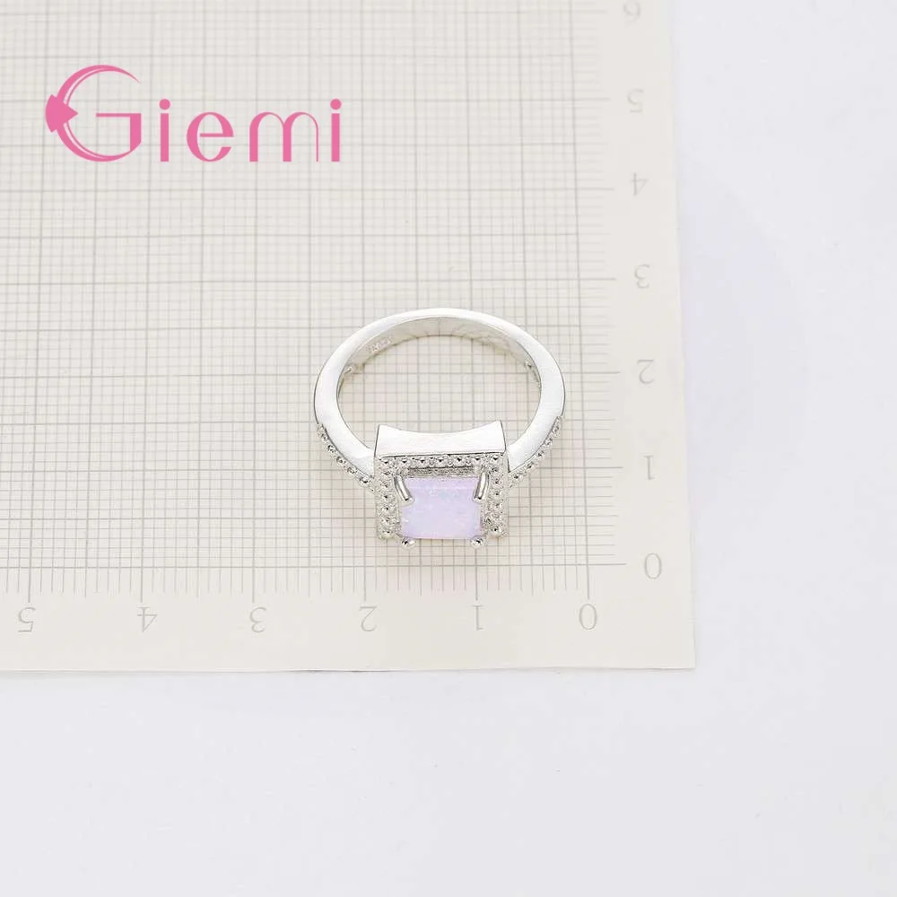 Классические свадебные украшения винтажные Квадратные Кольца из стерлингового