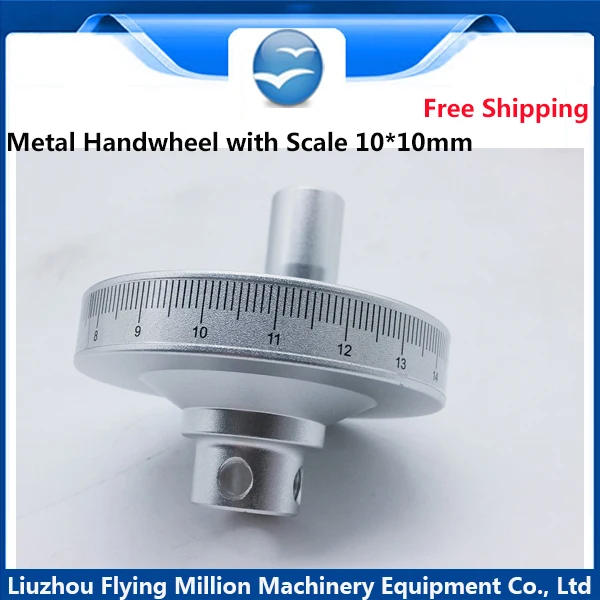 Бесплатная доставка чпу металл маховик со шкалой 10 * мм диаметр 63 костюм для