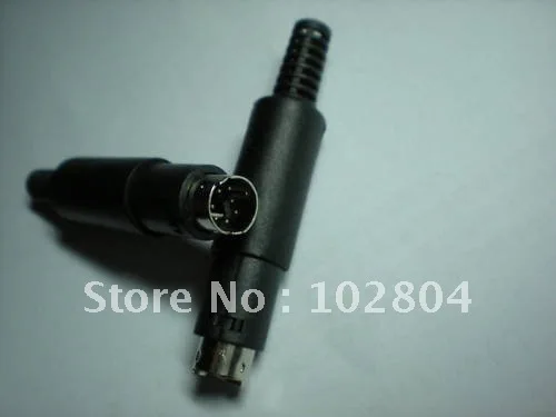 Разъем DIN 7 Pin Mini w/пластиковая ручка 10 шт. в партии|handle guns|plug converterplug bolt |