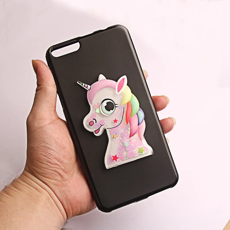 C-Smile Unicorn Yelun для zte лезвие V9 V18 N3 V8 V7 M2 M2 lite Z17mini N1 чехол 3D Микки и Минни Маус единорог с принтом зыбучих песков жидкостный мягкий силиконовый задний Чехол - Цвет: C-Smile Unicorn