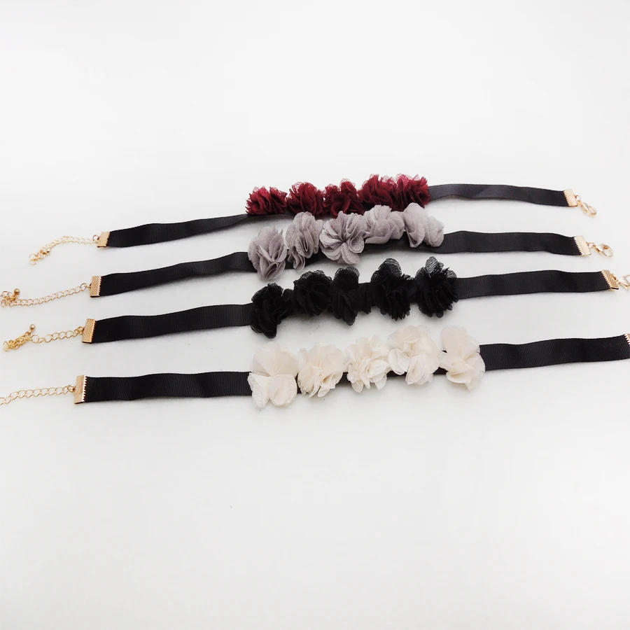 Черная лента в стиле Харадзюку 4 цвета | Украшения и аксессуары