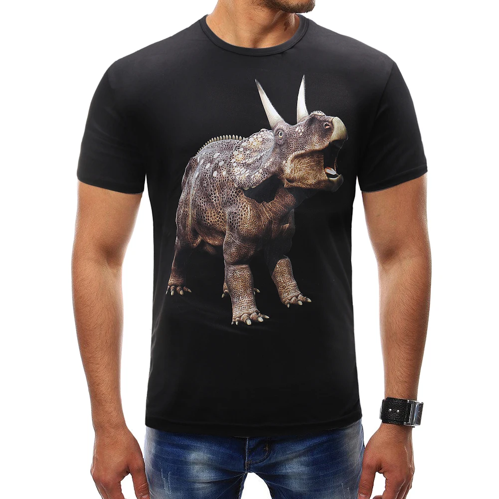 Мужской 2018 новые летние короткий рукав Футболка с О-образным вырезом Тонкий Для