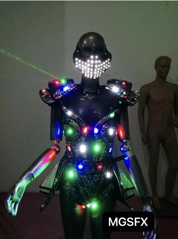 Светодиодная маска для шоу на сцене светодиодный дер продаж|Реквизит костюмов| |
