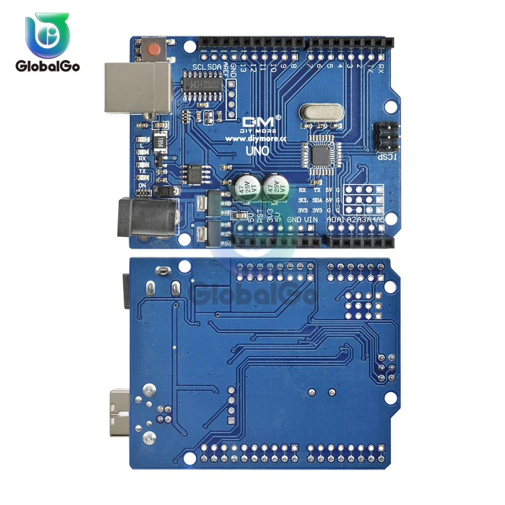 UNO R3 макетная плата ATmega328P CH340 CH340G для Arduino с usb кабелем типа B|Детали и аксессуары