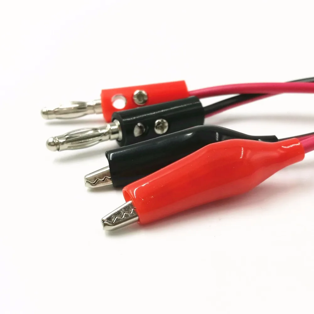 Банановые пробки 5A зажимы крокодилы блок питания постоянного тока Тестовые