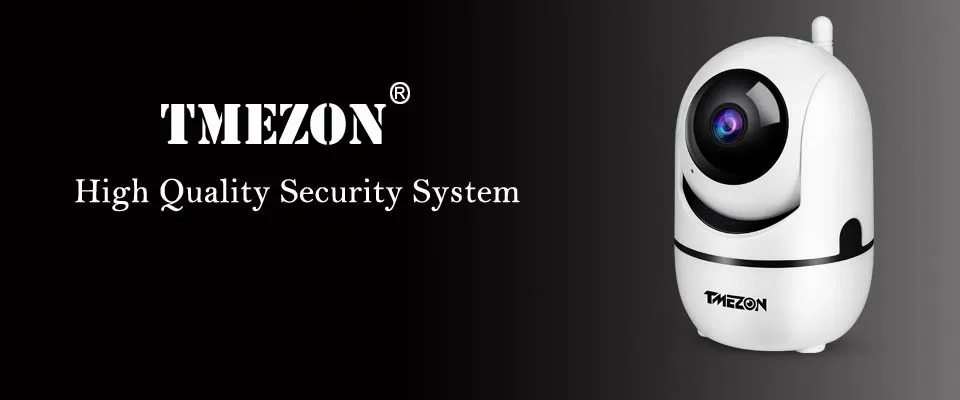 TMEZON 1080P радионяня HD WiFi Беспроводная домашняя безопасность 2.0MP ИК-камера видеонаблюдения с двухсторонней аудио IP-камерой