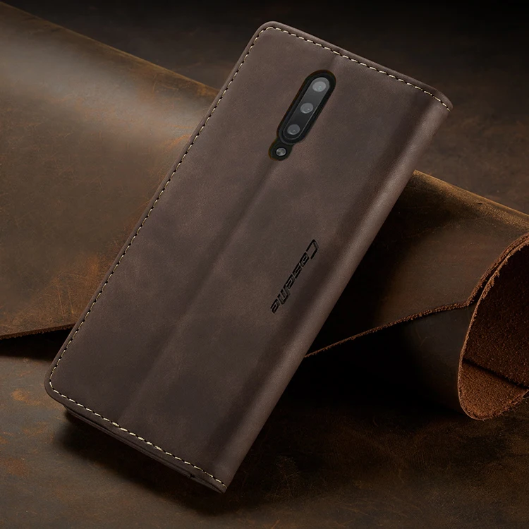 Магнитный чехол книжка для Oneplus 7 Pro кожаный бумажник One Plus телефона 1 + 7Pro с