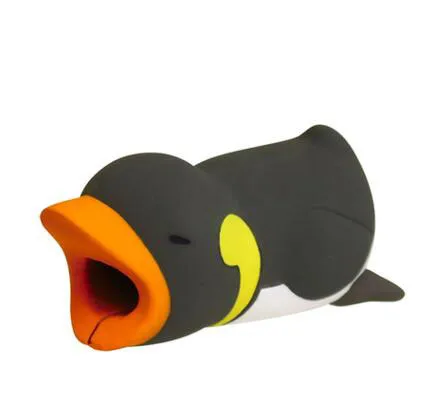 Emperor Penguin Кабель укус Cable Buddies Protector Animal Puppy Cable For Iphone Morsure Dropshipping - Цвет: Emperor Penguin