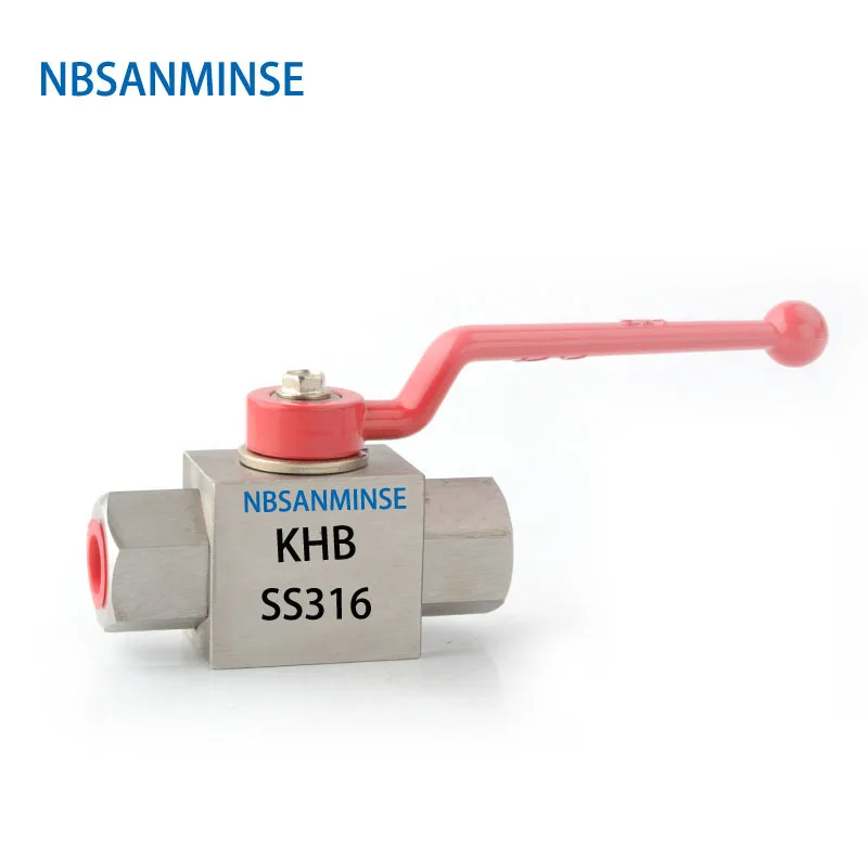 Гидравлический шаровой кран высокого давления NBSANMINSE KHB 3/4 1 1/4 1/2 G Тип NPT нормальная