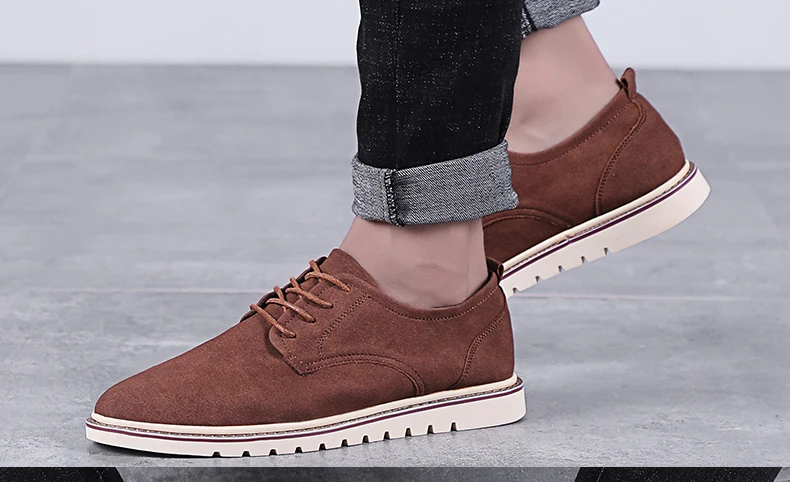 Новые Модные низкие Туфли DR Martens в британском стиле мужская повседневная кожаная обувь Туфли-оксфорды из коровьей замши на шнуровке для джентльменов; большие размеры 47