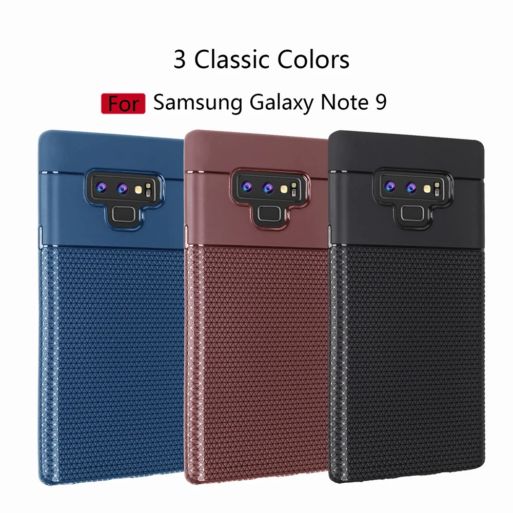 Case for Samsung Galaxy Note 9 Note9 Triangle Pattern Soft Mobile Covers Silicon Phone Bags Cases |