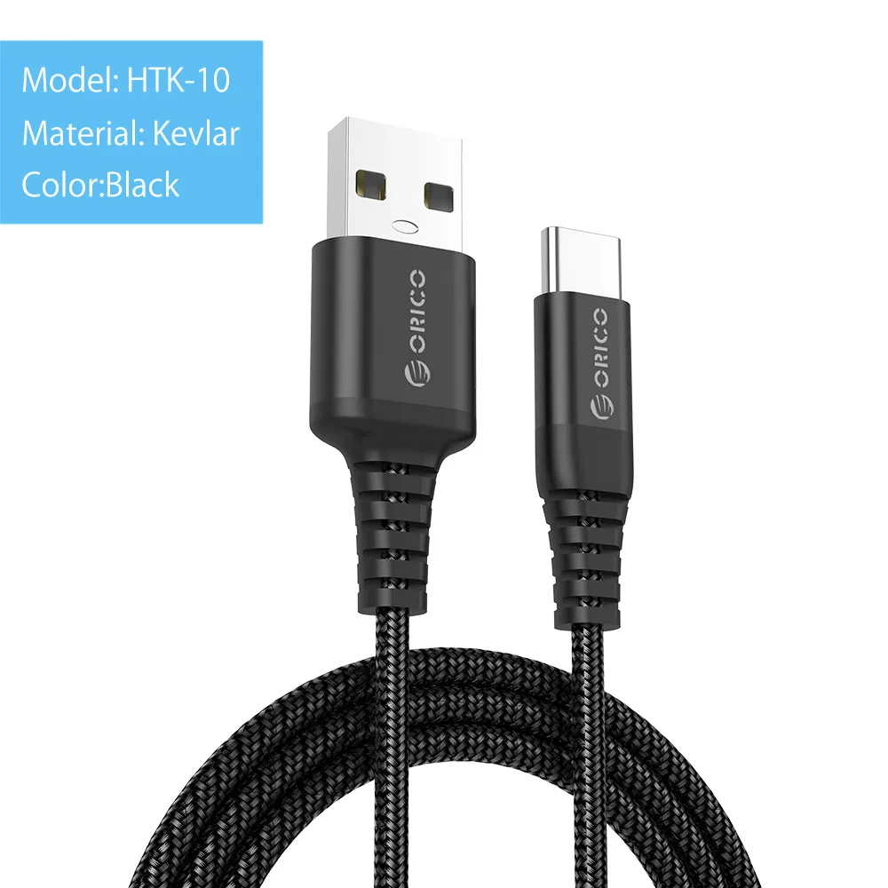 ORICO usb type-C кабель для Xiaomi Mi9 Redmi Note 7 USB C кабель для мобильного телефона Быстрая зарядка type-C кабель для samsung S9 S10 Plus
