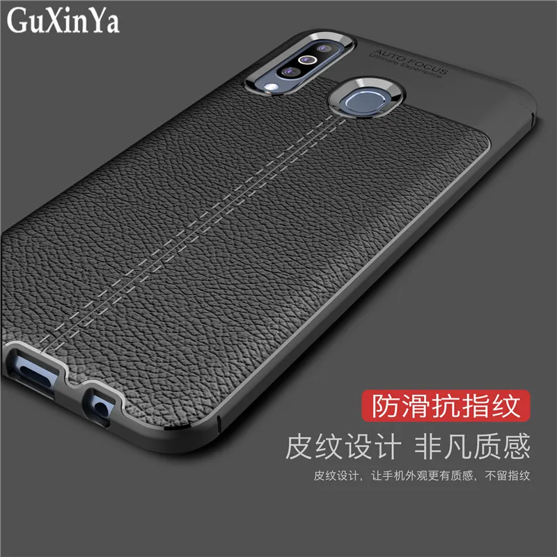 Чехол для Samsung Galaxy M30 чехол телефона Роскошный Кожаный противоударный защитный из