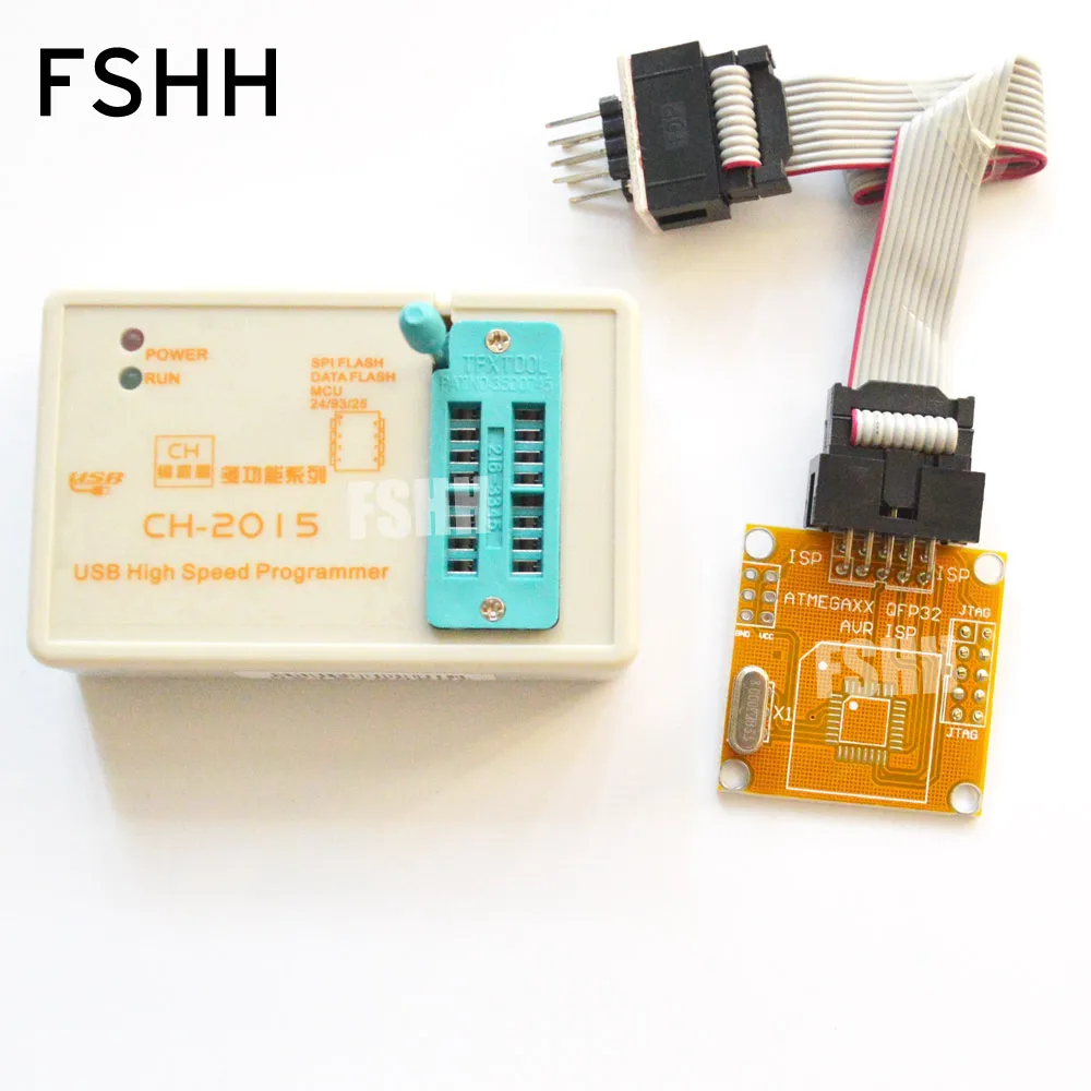 Интеллектуальный Высокоскоростной USB-программатор CH2015 + TQFP32 TQFP44 TQFP64 AVR ISP