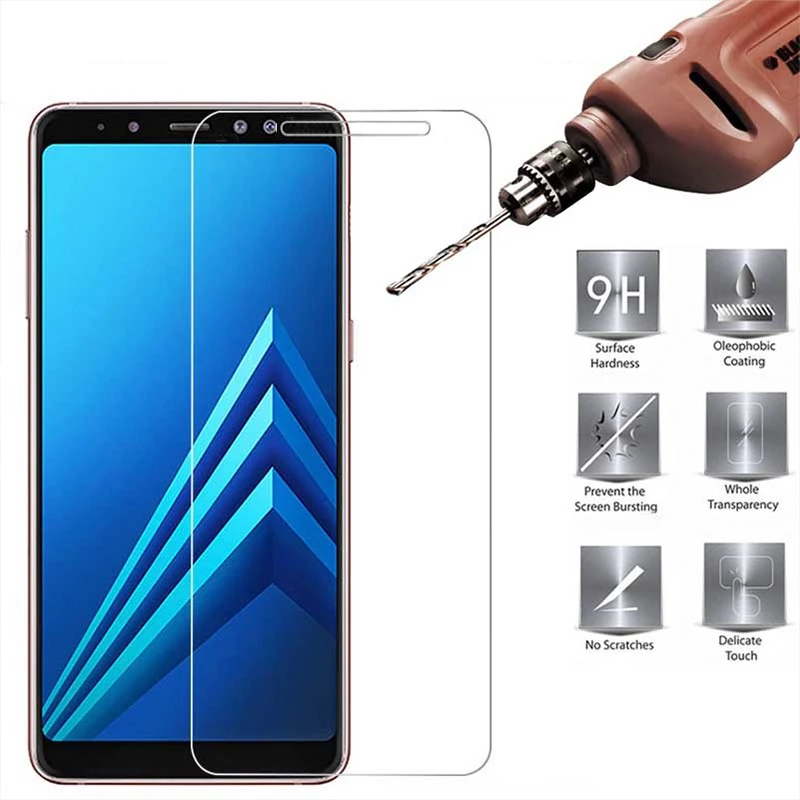 Высококачественное Закаленное стекло для Samsung Galaxy A8 A92018 A5 2018 A530 Защита экрана A830