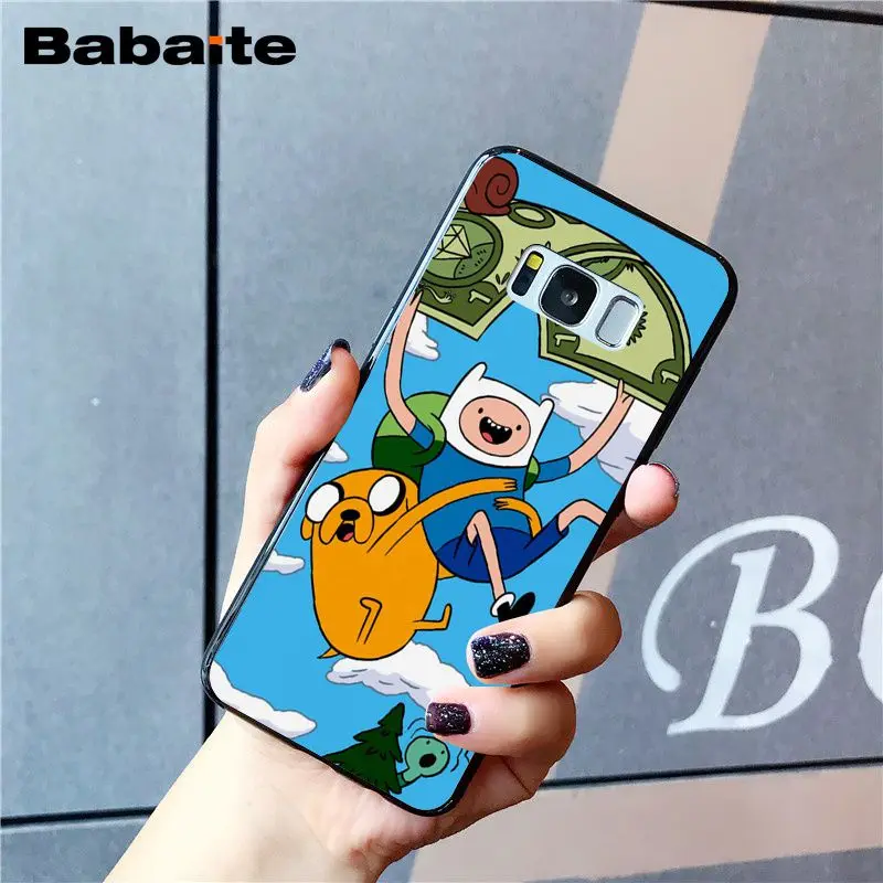 Чехол для телефона Babaite с рисунком Время приключений Beemo Капитан Кейк Финн Samsung