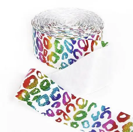 100 ярдов стандартная лента с леопардовым принтом 7 5 см|dhl free|ribbon free shippingribbon ribbon |