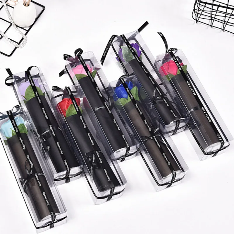 1 шт. ароматизированное банное мыло в виде лепестков розы подарочной коробке для