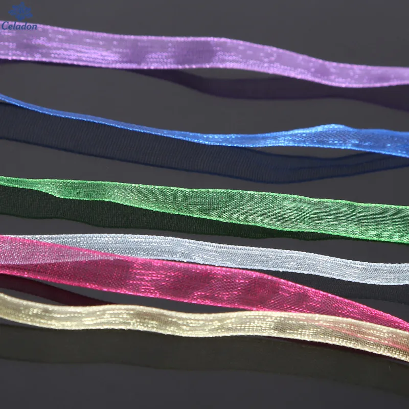 Ленты из органзы разных цветов ширина 6 мм 20 ярдов|organza ribbon|tape ribbonribbon ribbon |