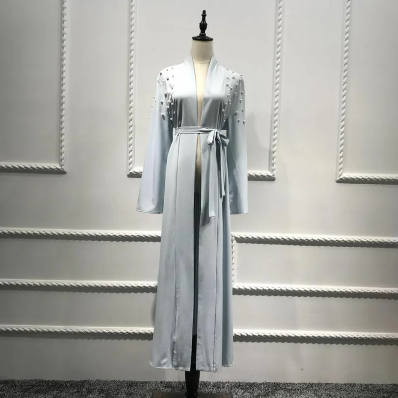 2018 Новый взрослый Повседневное халат украшенный бисером мусульманских Дубай