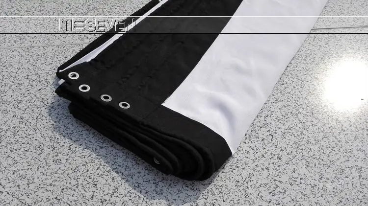 Складной передний экран для проектора размеры 72-150 дюймов 4:3 ткань с люверсами без