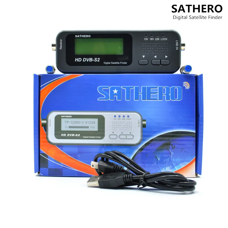 Sathero SH 100 HD спутниковый цифровой искатель ЖК дисплей USB 2 0 высокое качество сигнала