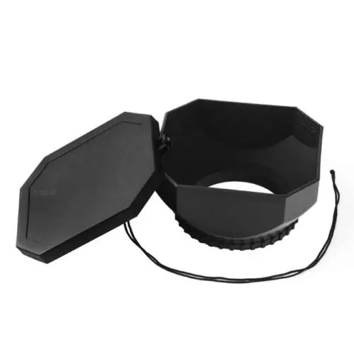 37 мм винтовое крепление DV бленда объектива + крышка для цифровой видеокамеры