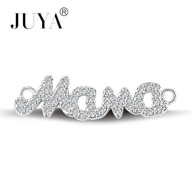 

Jewellery Findings Components Popular Trendy Mama Charm Pendant Connectors For Jewelry Making DIY Bracelets Accessories Mom gift
