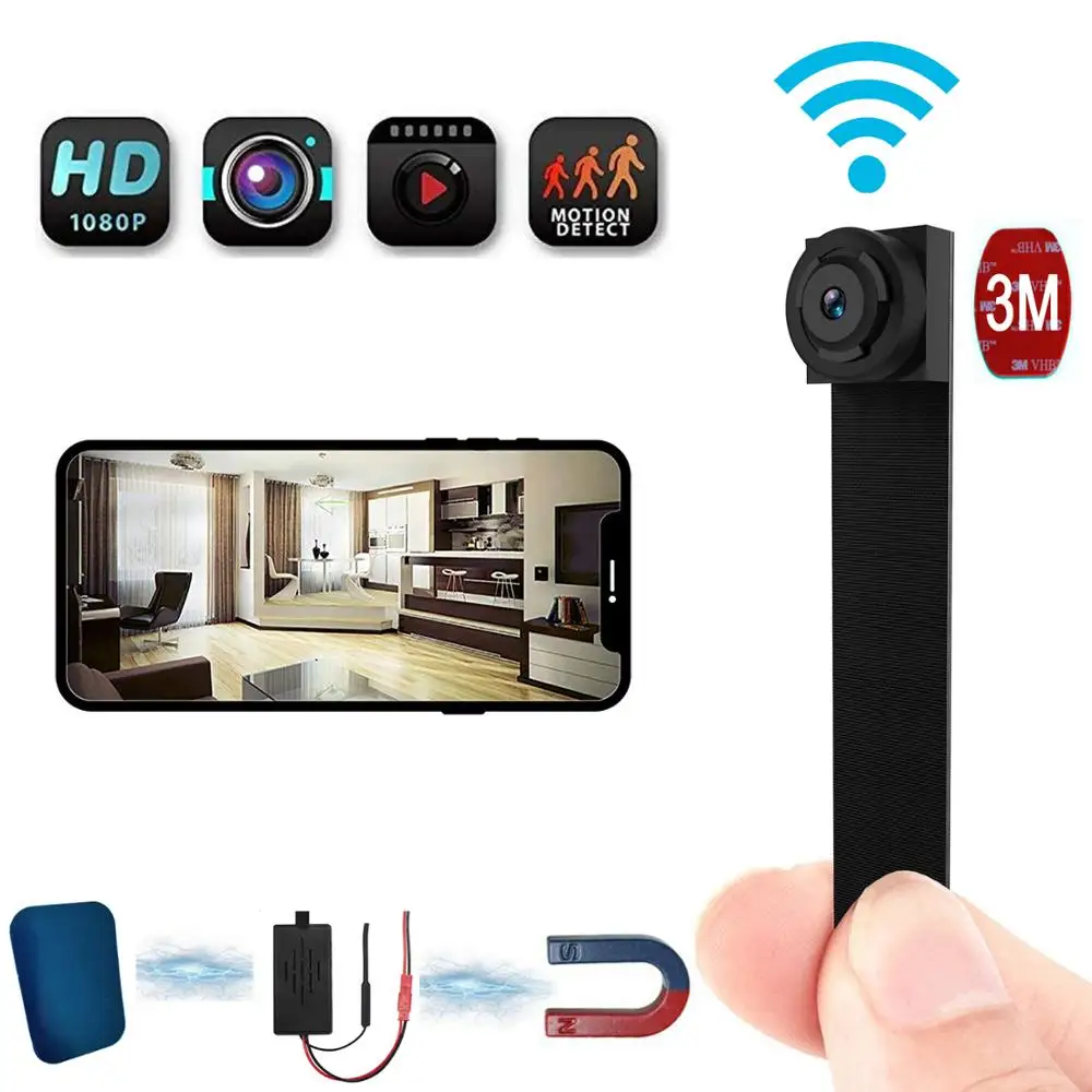 Мини-видеокамера HD 1080P мини-камера Wifi микро камера инфракрасного ночного видения камера Широкоугольный долгоиграющий видеорегистратор
