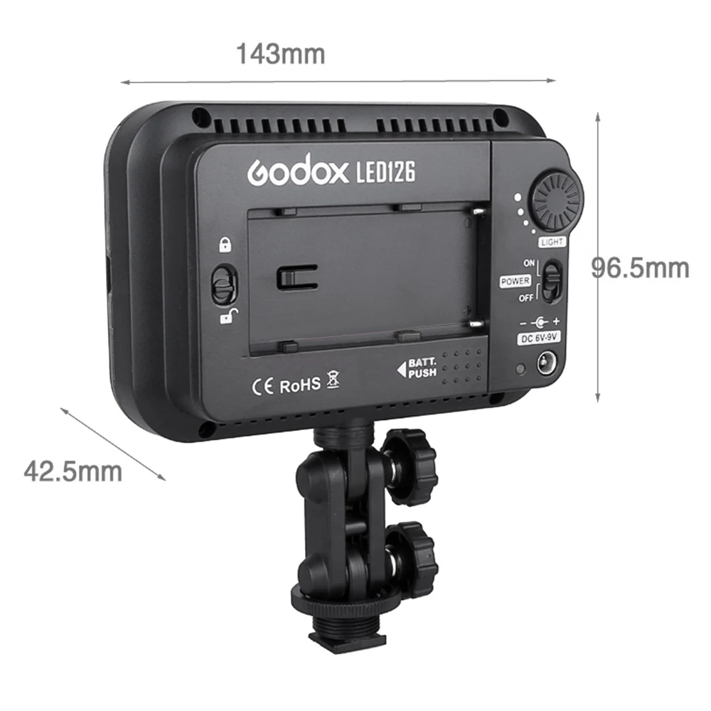 Godox 126 светодиодный светильник для телефона и видео фото лампа камеры горячий