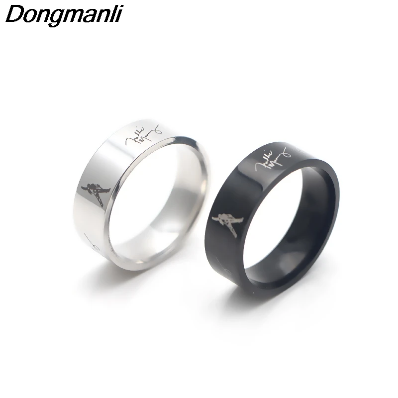 P3449 Dongmanli певица Группа Музыка искусство Меркьюри из нержавеющей стали кольцо ювелирные изделия вентиляторы подарок