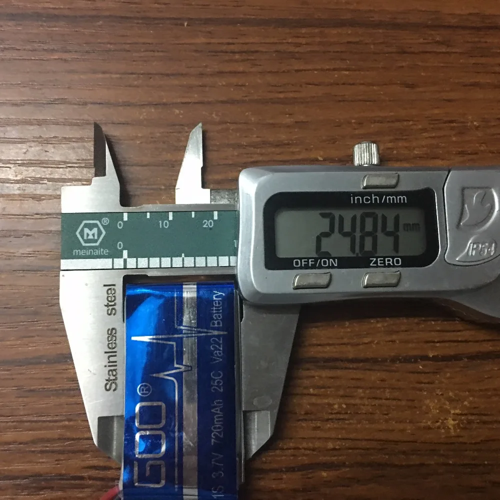 Bater&iacute;a Lipo 3,7 V 720mAh para WLtoys F949 / XK K124 RC, piezas de repuesto para avi&oacute;n, 4 Uds.-3