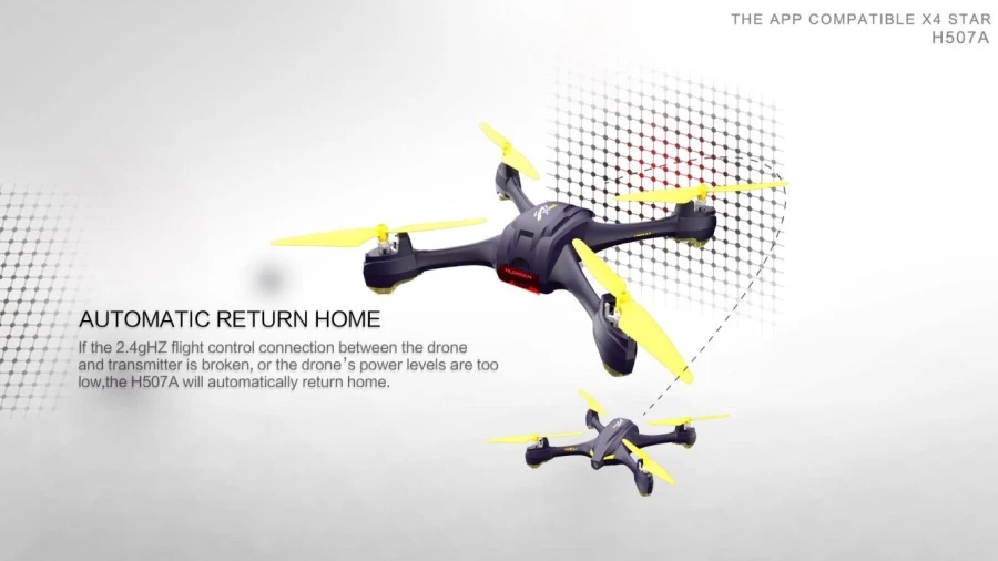 Hubsan X4 STAR H507A приложение Совместимо с Wi-Fi FPV с HD камерой 720P gps Безголовый режим RC Дрон Квадрокоптер RTF