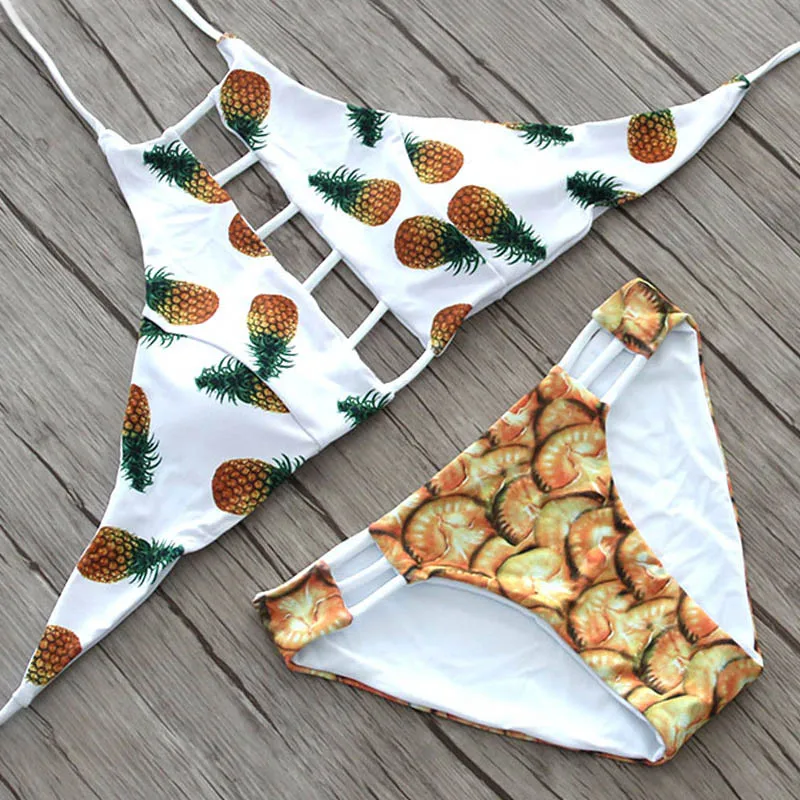 TQSKK 2019 пикантные бикини с высокой горловиной и лямкой на шее женский купальник