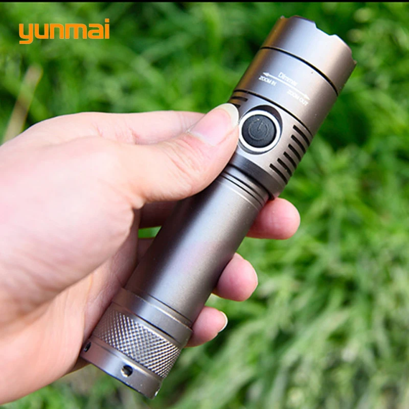 NEW XM-L T6 Led Flashlight 3800Lumens Torch Zoomable Waterproof Tactical for 3xAAA or 1x18650 Camping Hiking | Лампы и освещение