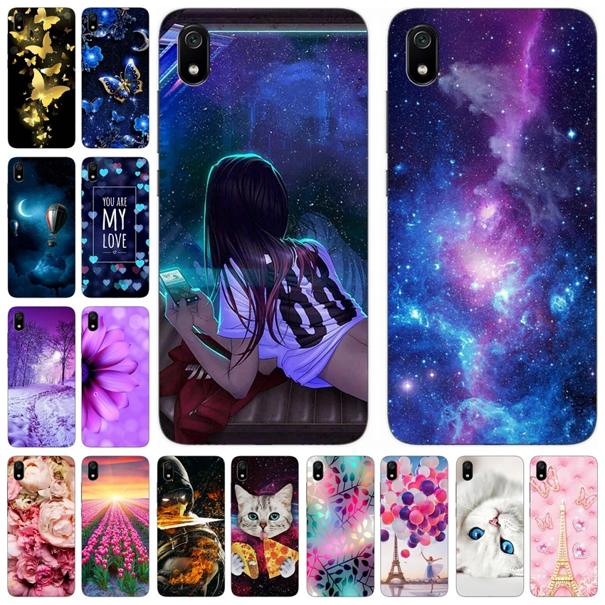 Мягкий силиконовый чехол для Xiaomi Redmi 7A Note 7 Go Fundas Coque для Xiomi Redmi 7 Note 7 Go, задняя крышка для телефона, чехол-бампер