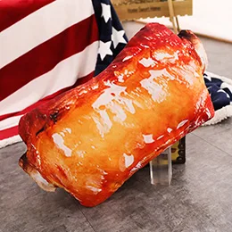 26 видов барбекю овощи/фрукты/рыба/мясо/утка/курица подушка в виде еды Фаршированная запеченная закуска плюшевая подушка как настоящая подушка - Цвет: Pork chops