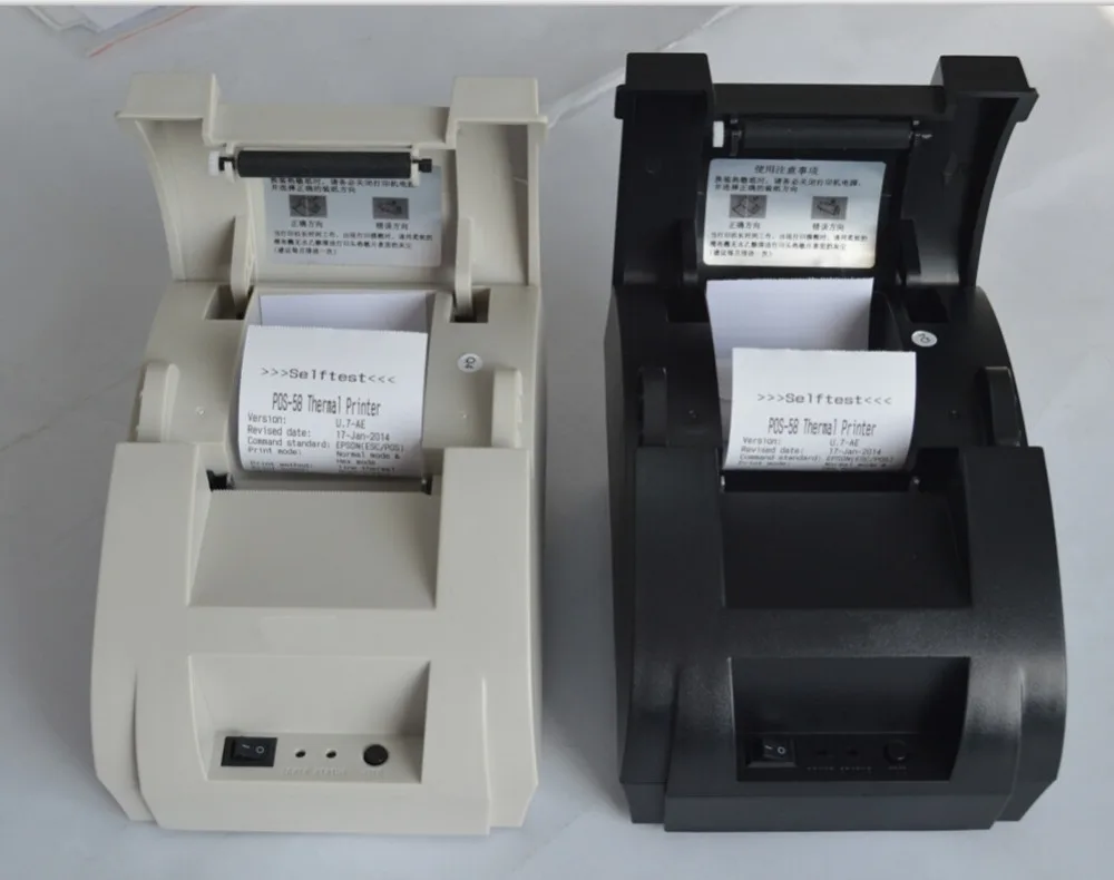 Оригинальный ZJ 5890F термопринтер с USB интерфейсом Pos чековый принтер термопечать