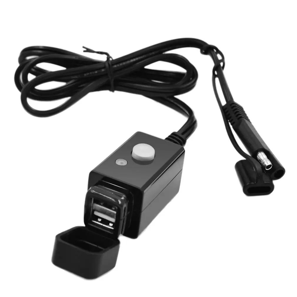 Motorcycle Dual USB Port Car Charger With Power Switch Waterproof Adapter | Автомобили и мотоциклы