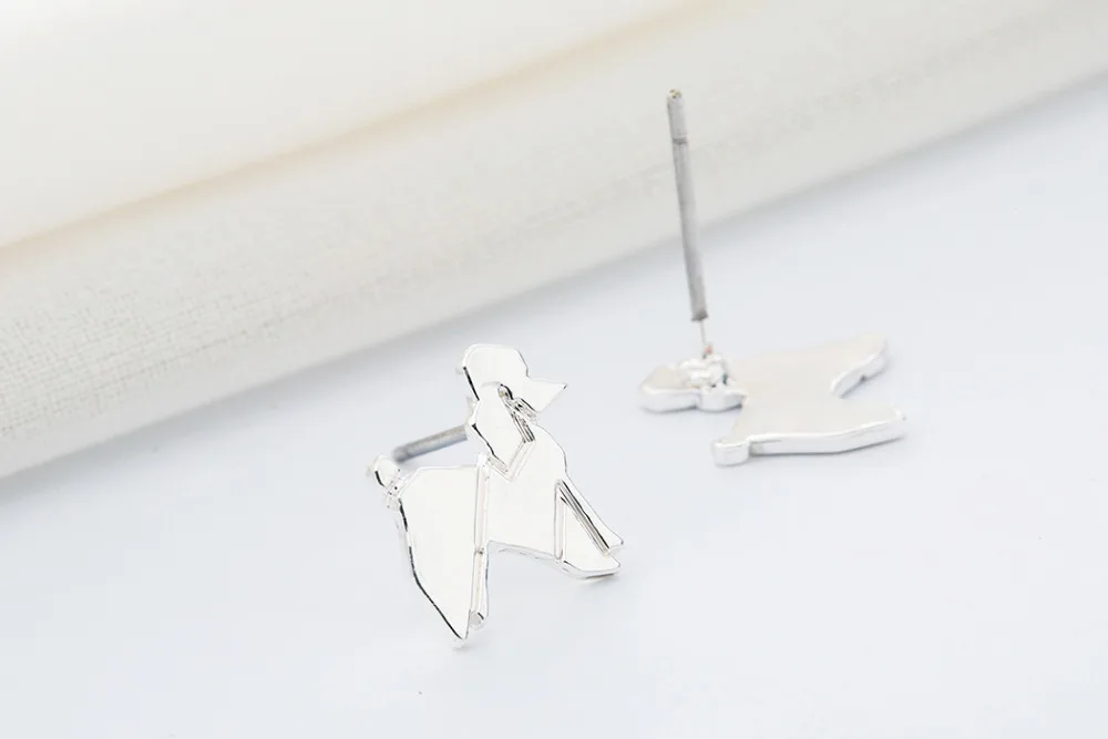 Kinitial 10Pair Lovely Balloon Poodle Dog Stud Earrings In 2 Colors Women's Girl's Children's Earring Toy | Украшения и