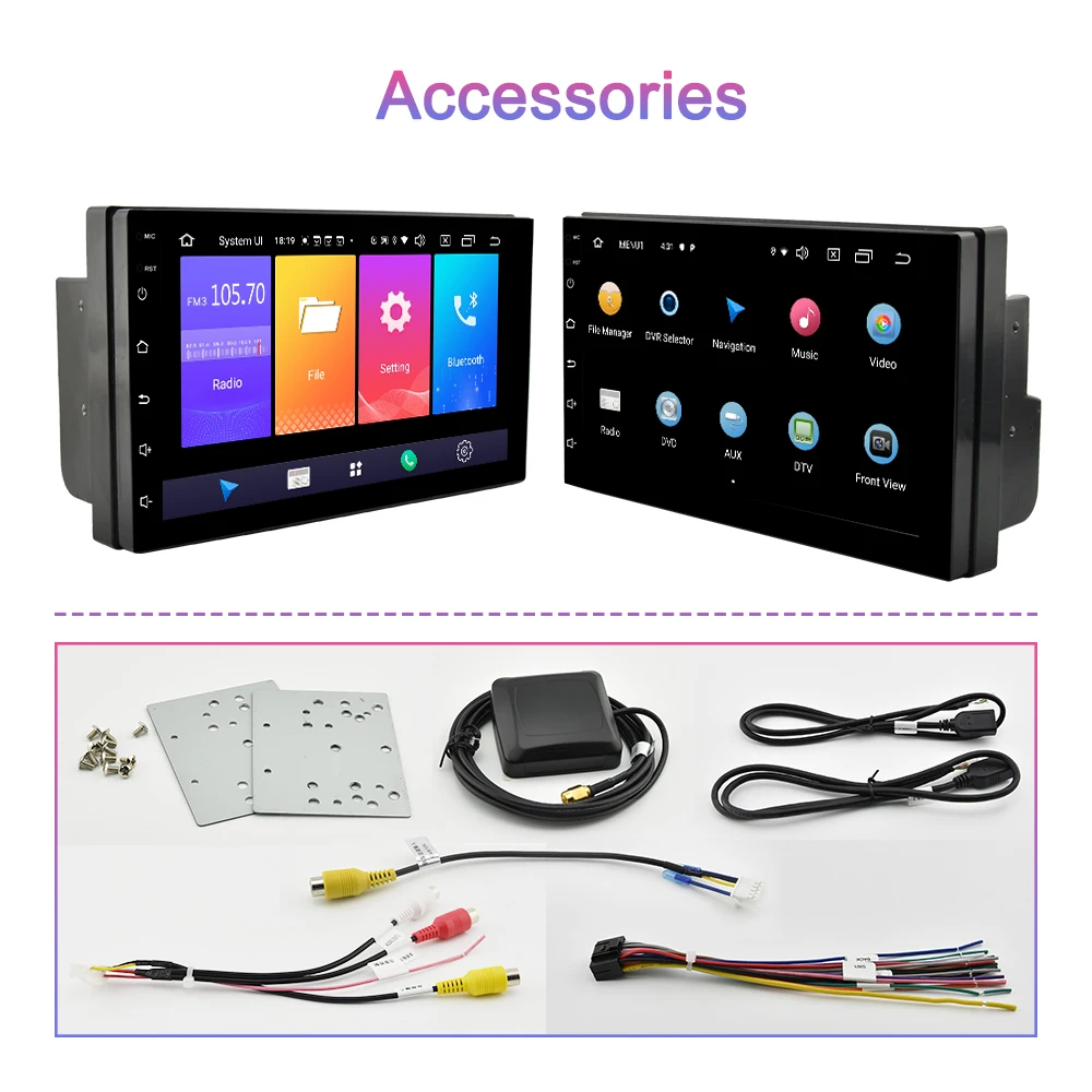 AUTOTOP 2 Din Android 9,0 универсальный автомобильный Радио dvd-плеер для Toyota Nissan Honda hyundai мультимедийная поддержка 4G LTE SIM сеть