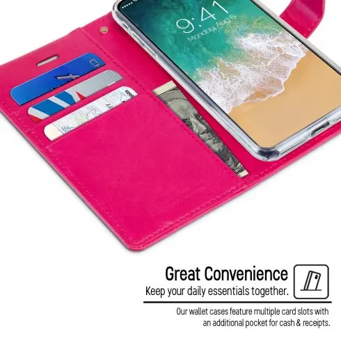 Для iPhone XR 6 1 дюймов Оригинальный Mercury Goospery Blue Moon Diary PU кожаный Магнитный Флип