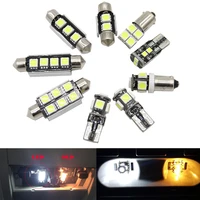 11pcs canbus error free led interior light kit package for mercedes w203 accessories dome reading lights 2000 2007 white