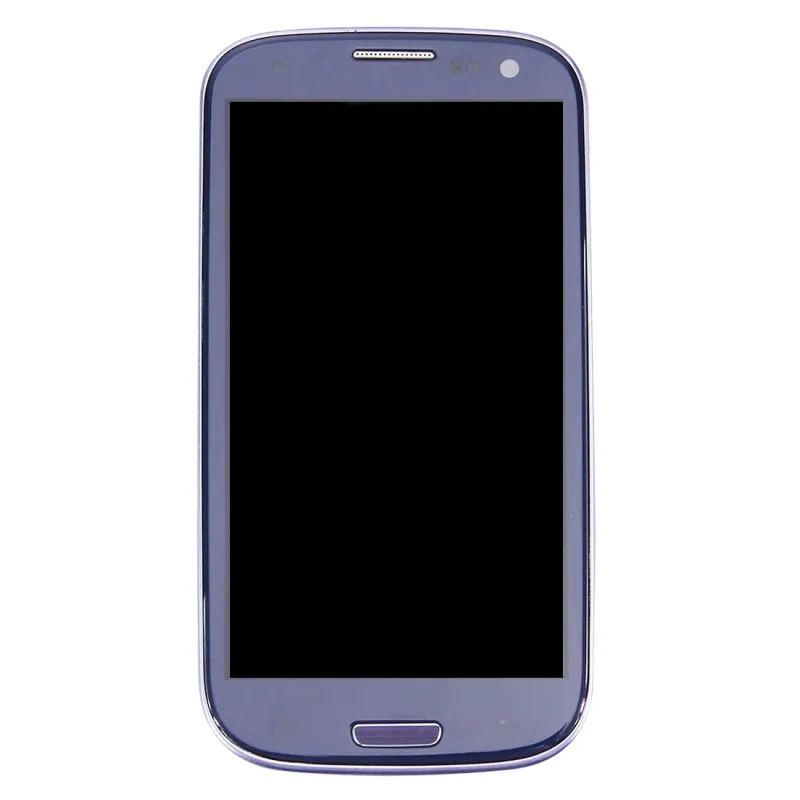 Для samsung Galaxy S III S3 i9300 i9301 i9305 i535 i747 Adjustabel яркий ЖК-дисплей Сенсорный экран с рамкой